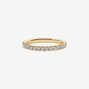 Round Lab Diamond Pave Eternity Band