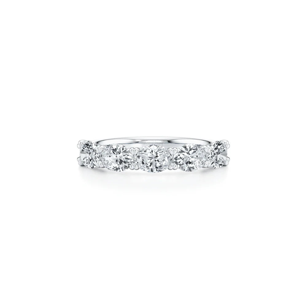 Five-Stone Oval Brilliant Cut Lab-Grown Diamond Band
