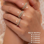 Floating Single Prong Diamond Ring