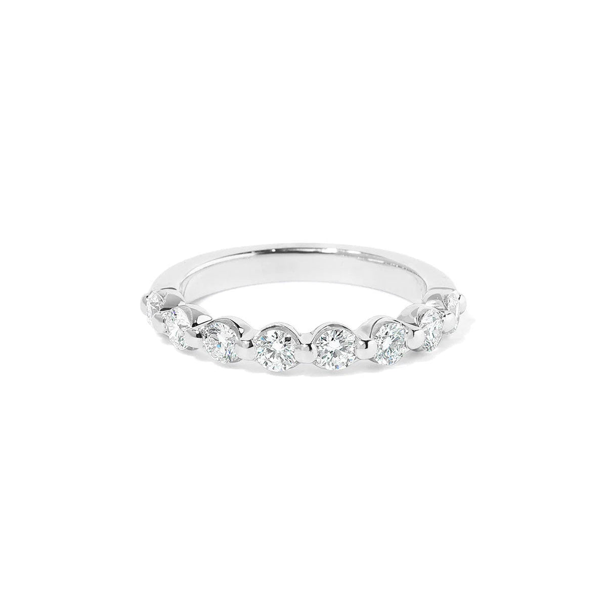 Floating Single Prong Diamond Ring