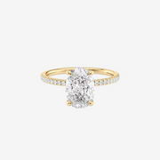 Signature Wrap Oval  Lab Grown Diamond Ring