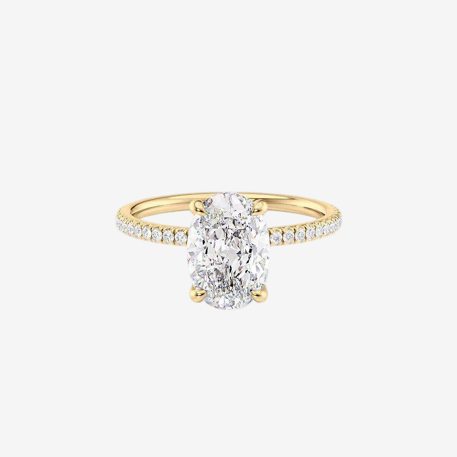 Signature Wrap Oval  Lab Grown Diamond Ring