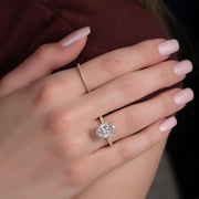 Signature Wrap Oval  Lab Grown Diamond Ring