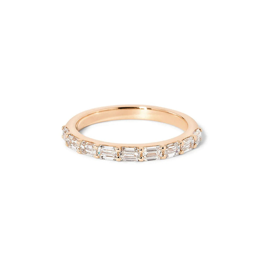 Emerald-cut Lab-grown Diamond Eternity Ring
